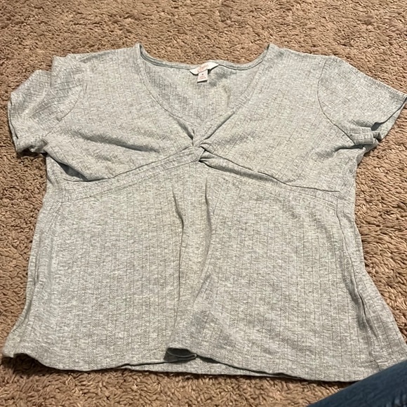 Candie's Tops - Light Grey Top